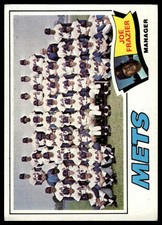 1977 Topps #259 New York Mets / Joe Frazier Team Checklists