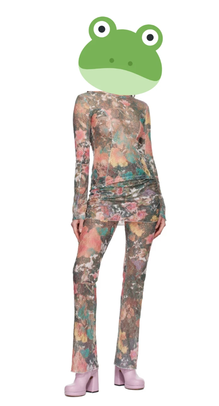 Rave Review Green Sol Long Sleeve Top & Pants Set | Skirt Overlay | Mesh Floral
Opens in a new windo