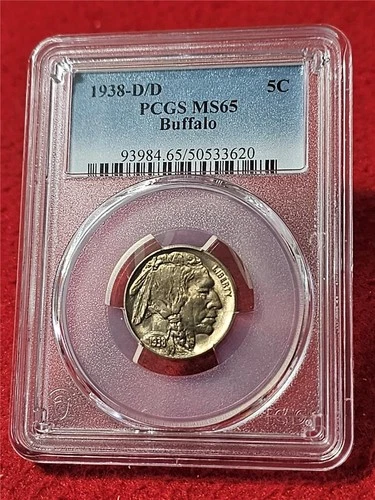 1938-D/D Buffalo Nickel  PCGS MS 65                                  #MF-T0072