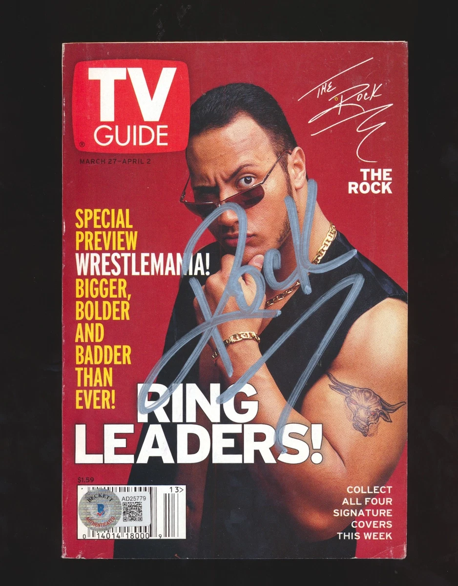 Dwayne Johnson WWE Wrestling Original Autographed Photos for sale