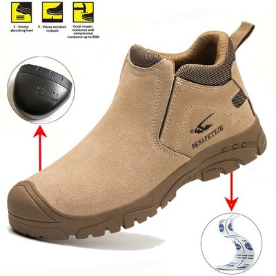 Mens  Composite toe Work Boots Waterproof Safety Shoes Indestructible Sneakers