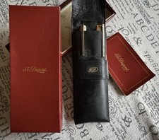 S.T. DUPONT PARIS Schreibset Füllfederhalter / Kugelschreiber Etui Box Anleitung