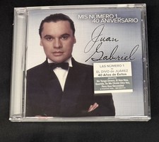 Juan Gabriel Mis Numero 1  40 Aniversario Unopened Brand New Cd Free Shipping