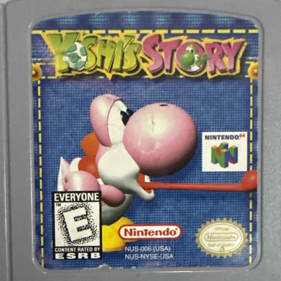 Yoshi's Story Nintendo 64 N64 Authentic Cleaned Tested Working Retro Game Yoshi - Image 4 of 4