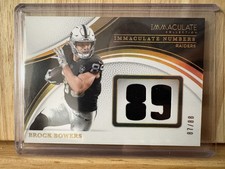 2025 Panini Immaculate Collection - Brock Bowers #INM-BBS /88 (MEM)