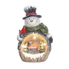 Snowman Christmas Decorations - Indoor Home Decor With Led Lights Snowman Fig...