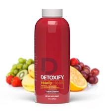 Detoxify Ready Clean Herbal Cleanse Tropical - 16oz Detox Drink w/ Milk Thistle