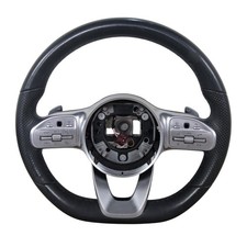 2020 Mercedes Glc300 253 Steering Wheel Leather Black Oem A0004604602 2020 Mercedes Glc300 253 Steering Wheel Leather Black Oem A0004604602