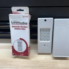 387LM Liftmaster Chamberlain UNIVERSAL Keyless Entry KLIK2U Clicker compatible A