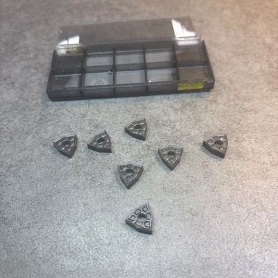Trigon Carbide Turning Inserts, 7 New