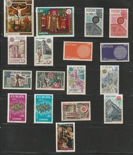 Andorra (Fr) 9 Diff. MNH sets/singles MNH CV $86.85 Many Europa