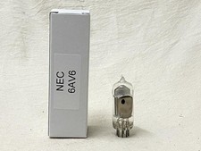 4pcs NEC 6AV6 Radio Vacuum Tube, NOS, Worn Off, Without Original Box - Japan