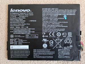 Origenal Akku für Lenovo A7600-H Tablet,25,7 cm (10,1 Zoll) WLAN,16GB 1GB RAM