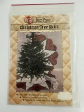 Vtg (1985) Patch Press 385B Christmas Tree Skirt Quilt Pattern NEW UNCUT 