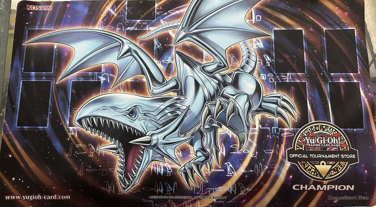 Yu-Gi-Oh! Heart of the Blue-Eyes OTS Champion Playmat Rage Of The