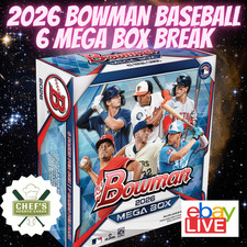 AZ DIAMONDBACKS - 2026 BOWMAN BASEBALL 6 MEGA BOX BREAK #7
