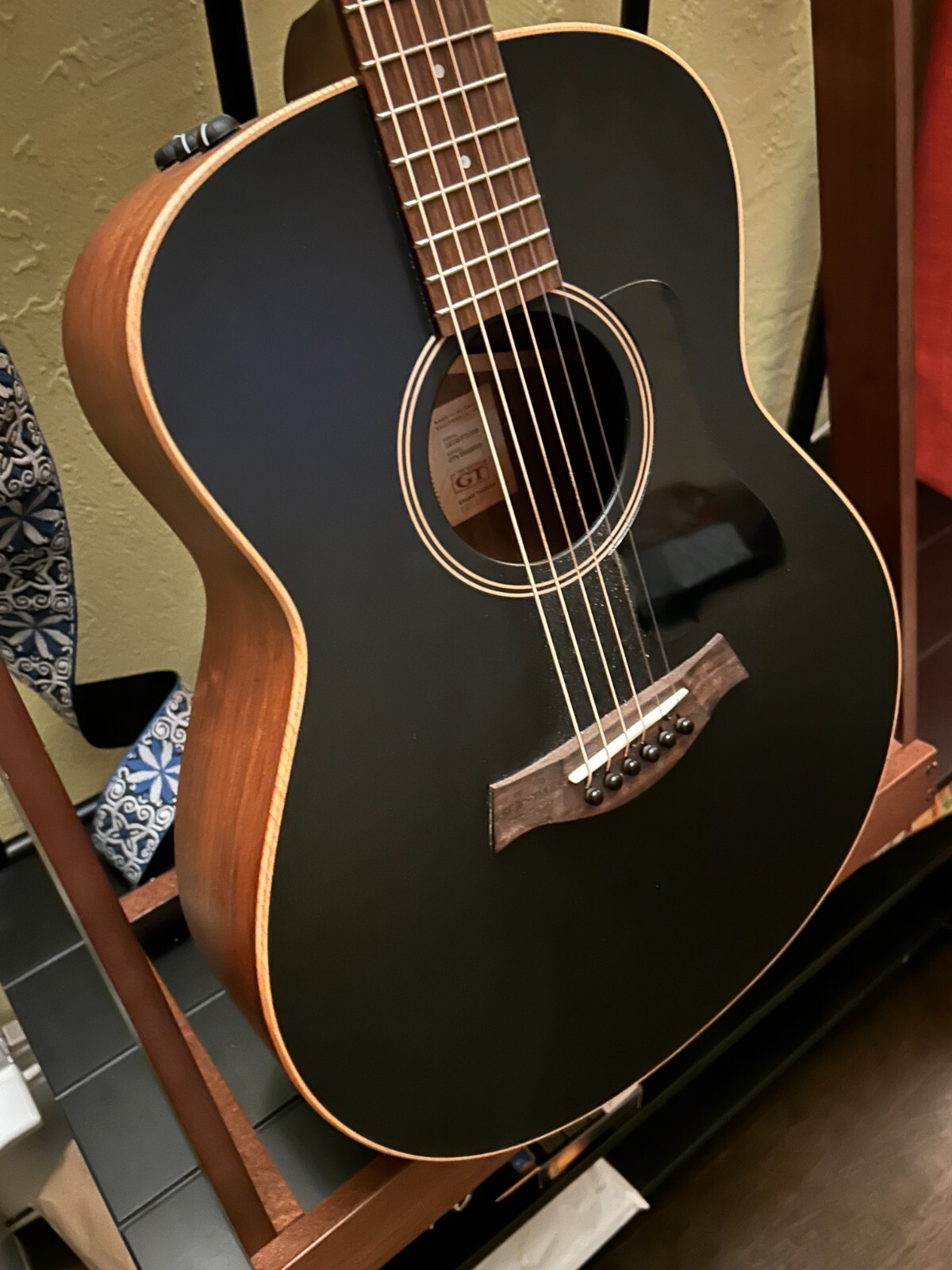 Taylor GTe Blacktop Acoustic Electric Guitar eBay