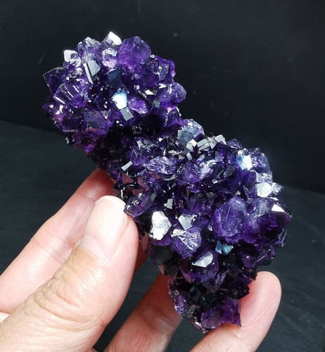 221g roher Amethyst Kristallquarz Cluster Proben Heilung Reiki/Brasilien - Bild 6 von 13
