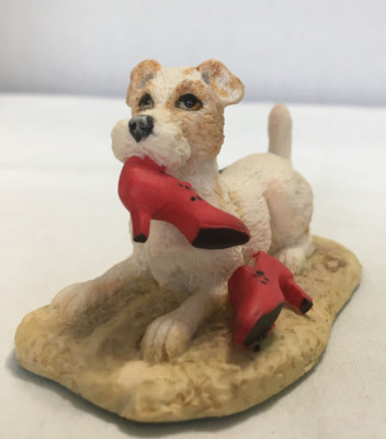 Lowell Davis RFD America SEEIN  RED Dog Figurine Schmid Border Fine Arts