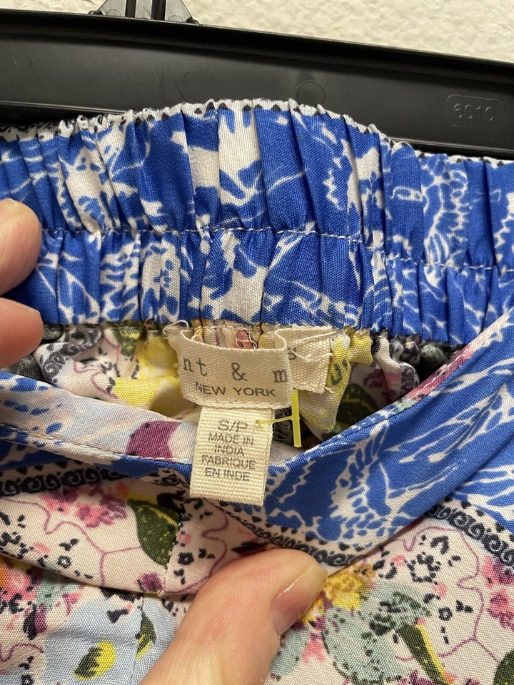 Flint And Moss maxi Skirt Blue Floral eBay