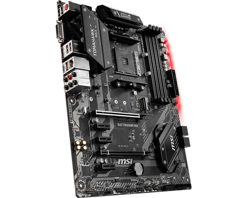 DO MSI B450 TOMAHAWK MAX 64GB AM4 AMD DVI-D HDMI ATX Płyta główna - Zdjęcie 4 z 5