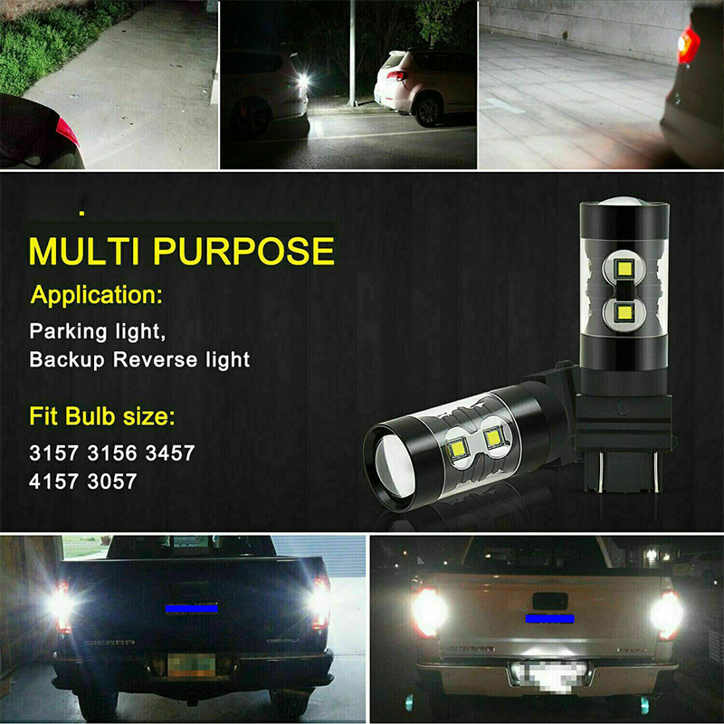 White Reverse Light F250 3157 LED Backup Reverse Light Bulbs – White 6500K For Ford F150 F250 F350 AUXITO White Reverse Light - Foto 10