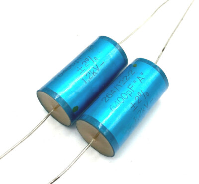2 x Roederstein ERO KP 1832 axial 6400pF/1,2kV 6,4nF -  Audio Grade - NOS