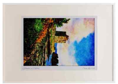 671091 Narrow Water Castle County Down Ireland A3 Picture Frame Watercolour pri