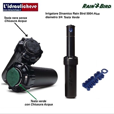 Irrigatore A Turbina Weathermatic 3/4'' Regolabile | Pop-up Verde Per Giardino | Nuovo
