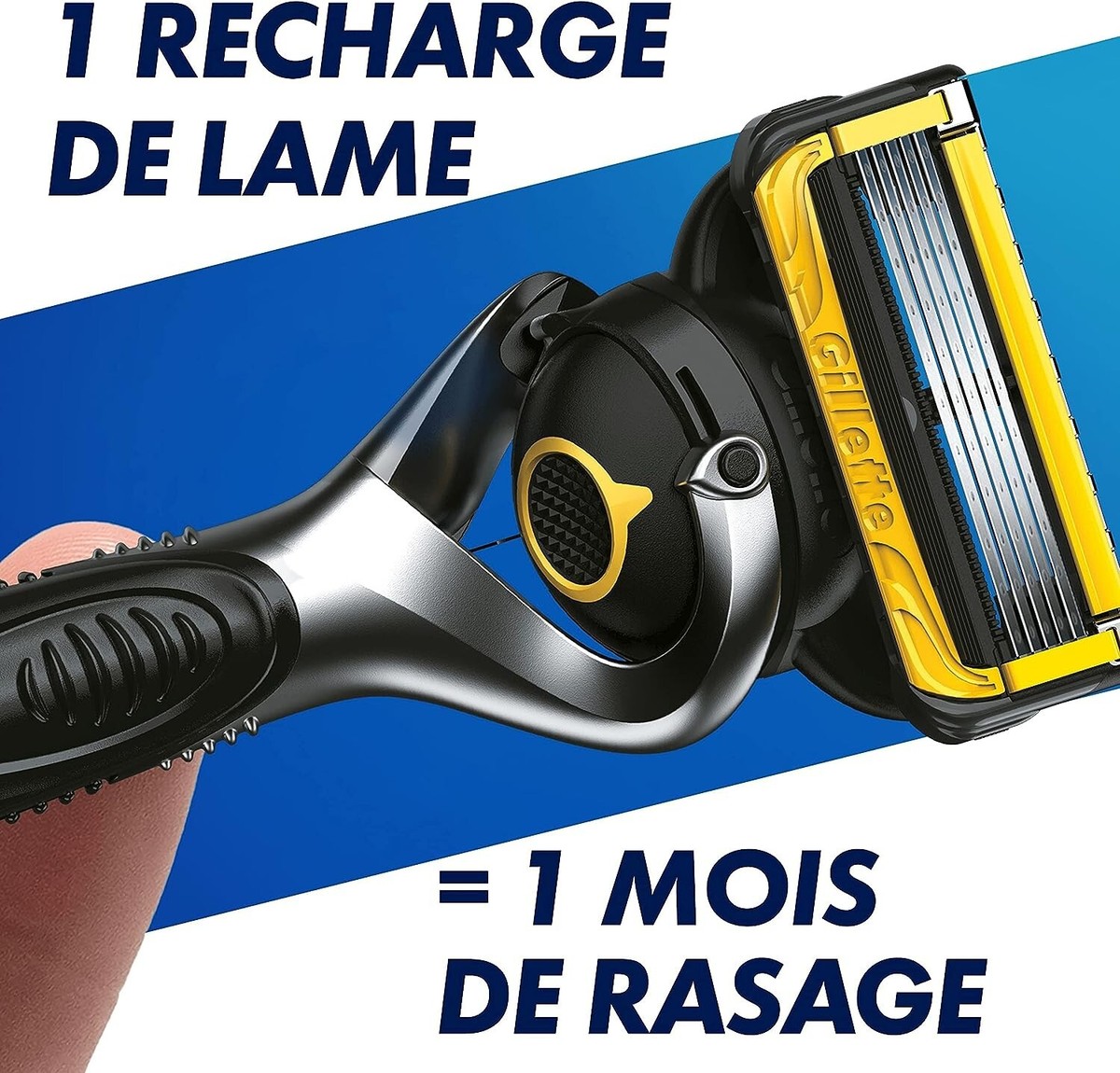 Pack De 4 Recharges Gillette PROSHIELD Pour Rasoir Fusion 5 Ou ProGlide