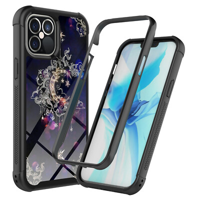 For iPhone 12 Pro Max (6.7'') Hybrid Graphic Anti-Scratch Fashion Case