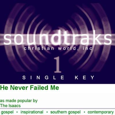 He Never Failed Me - The Isaacs - Accompaniment Track