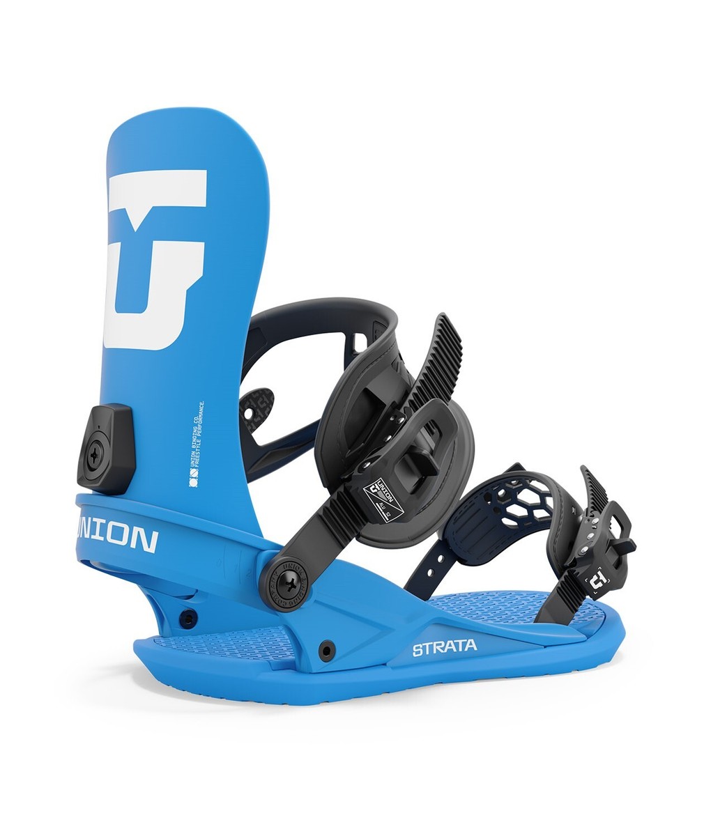 Union Strata Snowboard Bindings Men's Medium (US 8-10) Blue Union Strata Snowboard Bindings Men's Medium (US 8-10) Blue