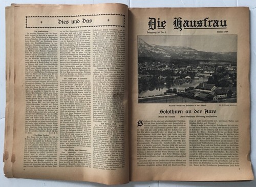 Die Hausfrau The Housewife German American Women's Vintage Magazine March 1939 - Picture 5 of 9