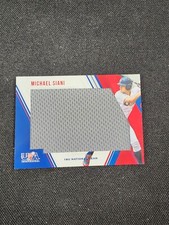 Michael Siani 2018 Panini USA Stars & Stripes #157/299 Jumbo Jersey Patch #41