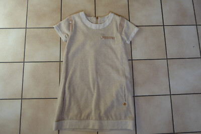 Girls Chic Beige Gold Shirt Dress Brand Ido Size Unknown