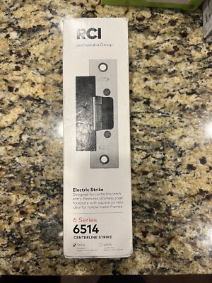 NEW RCI S6514LMKM x32D Stainless Steel Electric Strike Latch & Keeper Monitoring