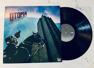 ミュージシャン Utopia 015 Utopia - Self Titled JAPAN LP 1983 RARE K22P-329 NEAR MINT Prog