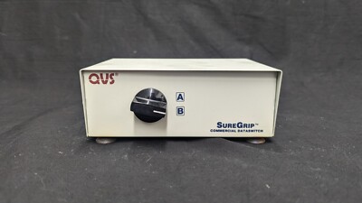 QVS A/B 25 Pin Female Ports Data Switch Parallel Serial SureGrip Commercial
