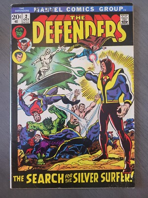 The Defenders #2 - 1972 - Low-grade - Silver Surfer joins team