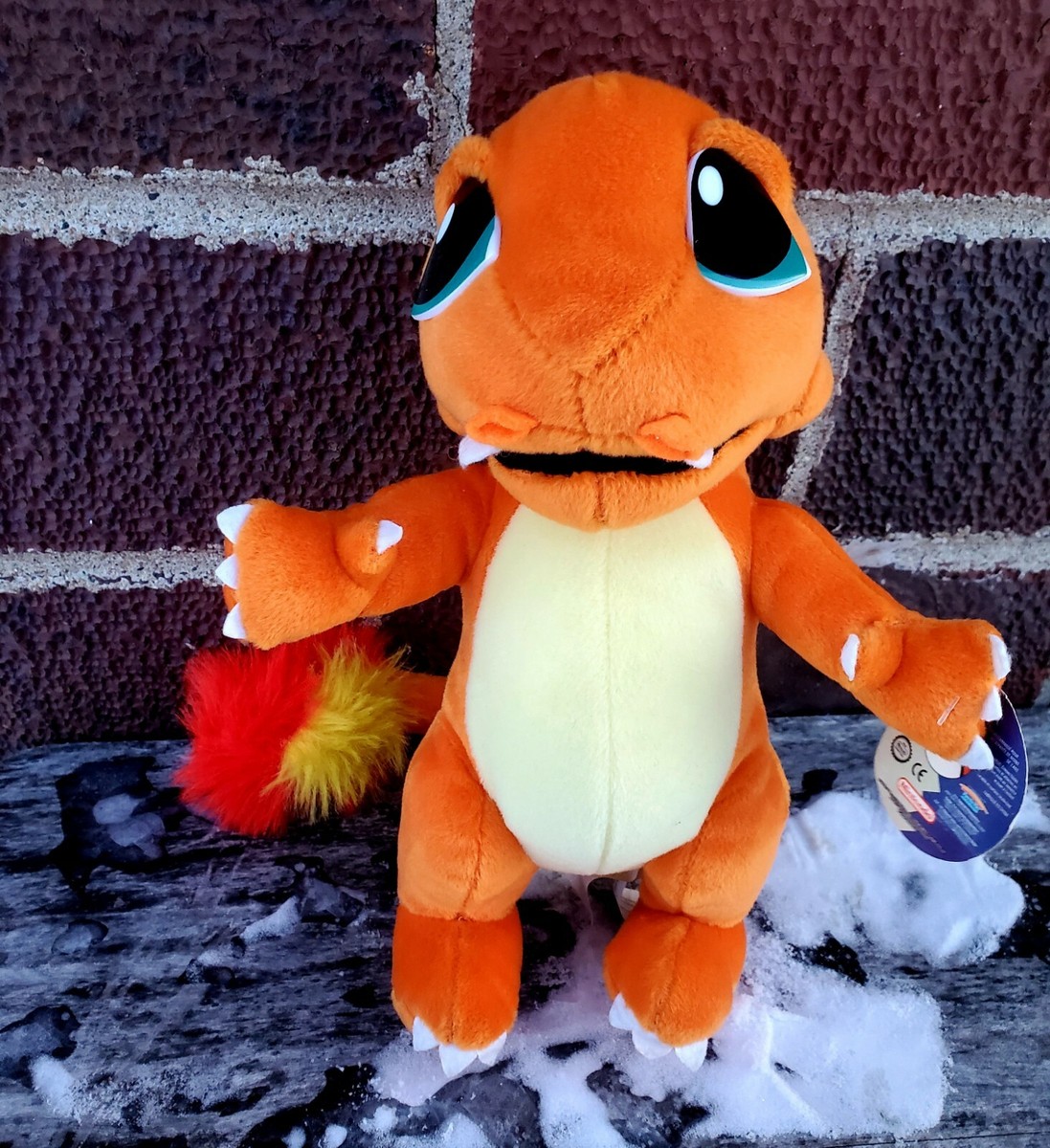 Vintage NWT Pokémon Charmander Plush Play By Play 9