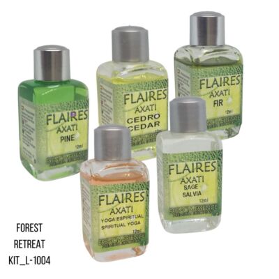 Forest Retreat Fragrance Oil Set Pine Cedar Fir Spiritual Yoga Wood Sage Nature