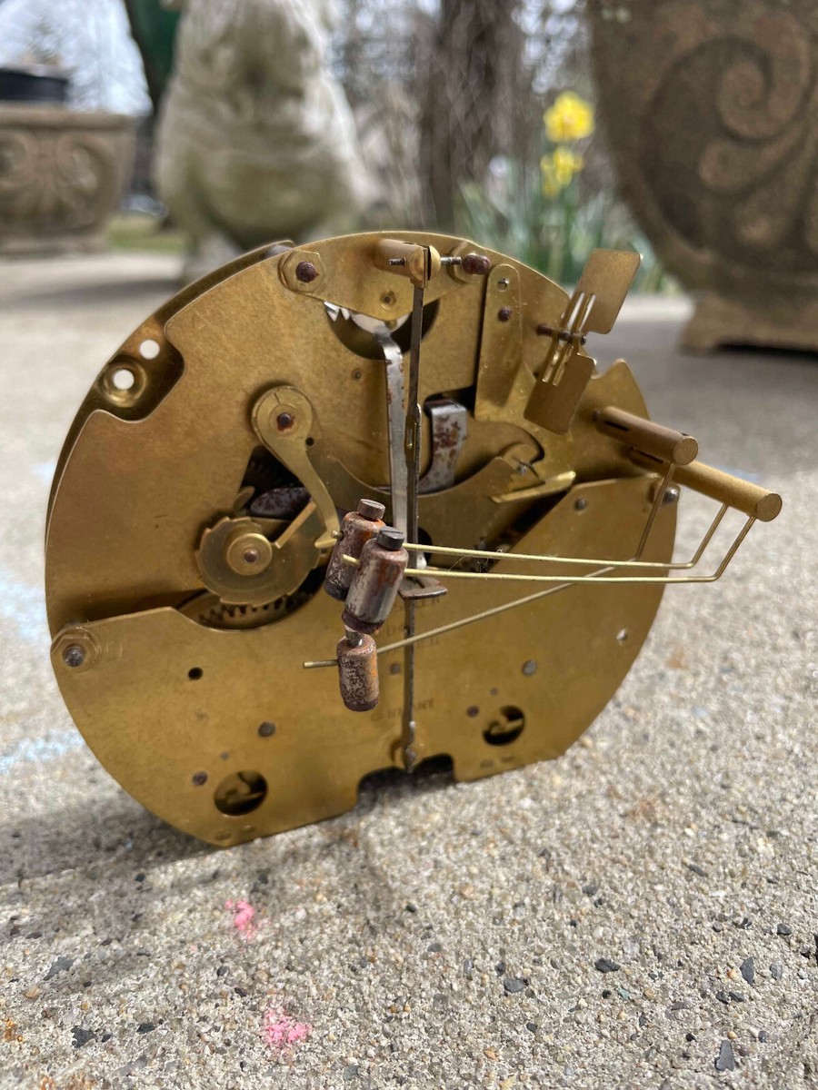 Mechanical Clock Part Vosseler Day Mantel Clock Movement Parts