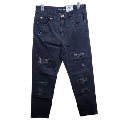 Inc Denim Women's Size 10p Boyfriend Mid-Rise Core Denim