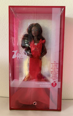 2007 Mattel AA Barbie Go Red for Women American Heart Association L4103 NIB
