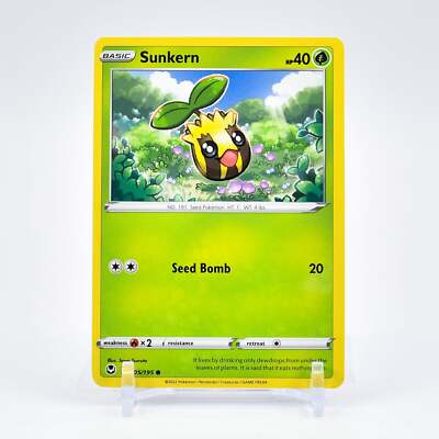 Sunkern - 005/195 Silver Tempest Common Pokemon - NM/MINT