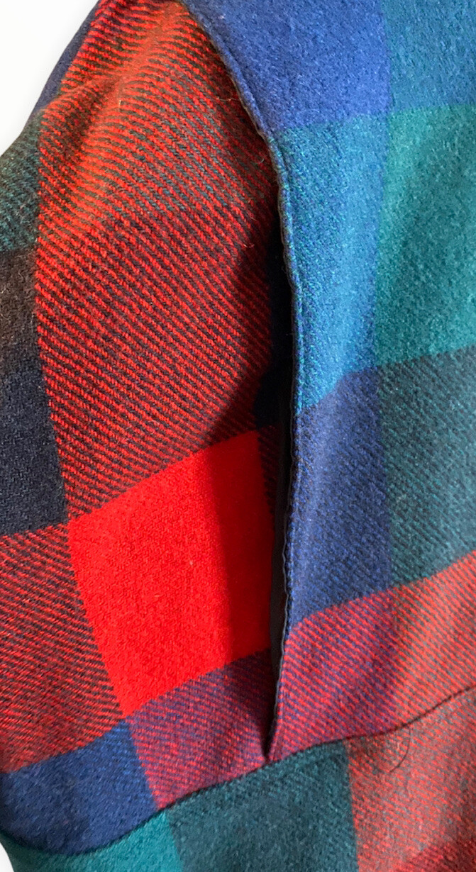 Vintage Pendleton Lobo Snap Pullover Wool Bomber … - image 4