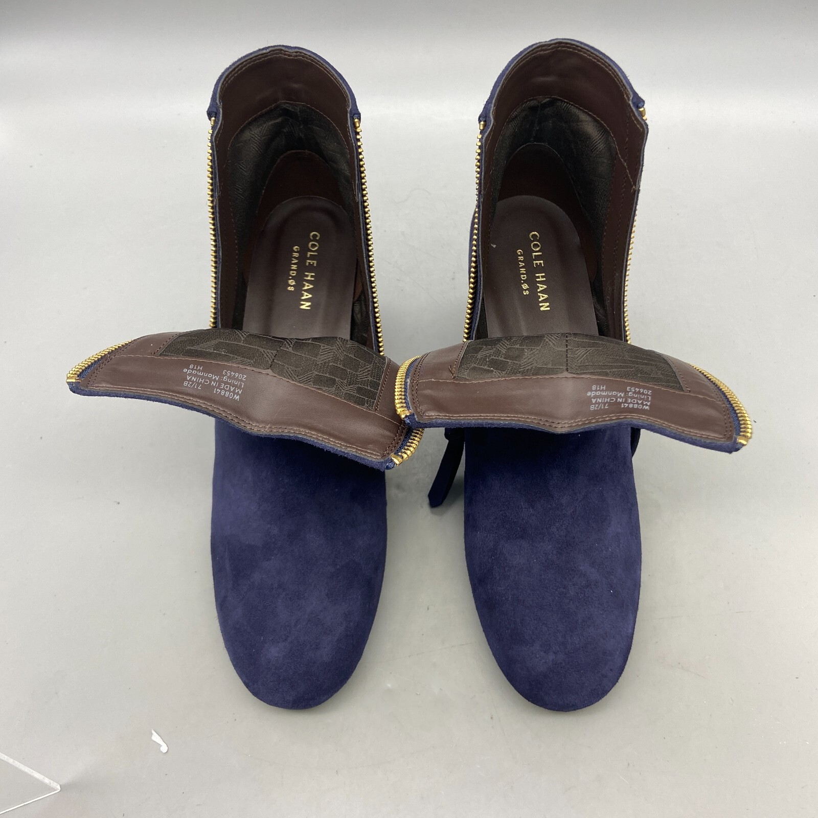 cole haan saylor suede ankle booties