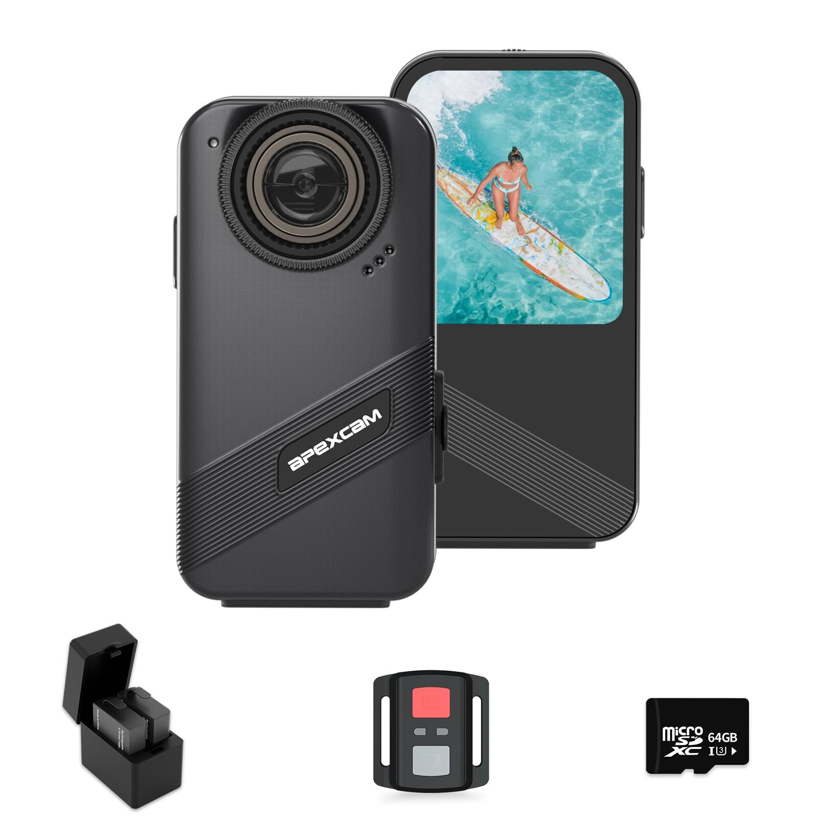 4K EIS Waterproof K20 Action Camera for Sports 66FT Underwater-image
