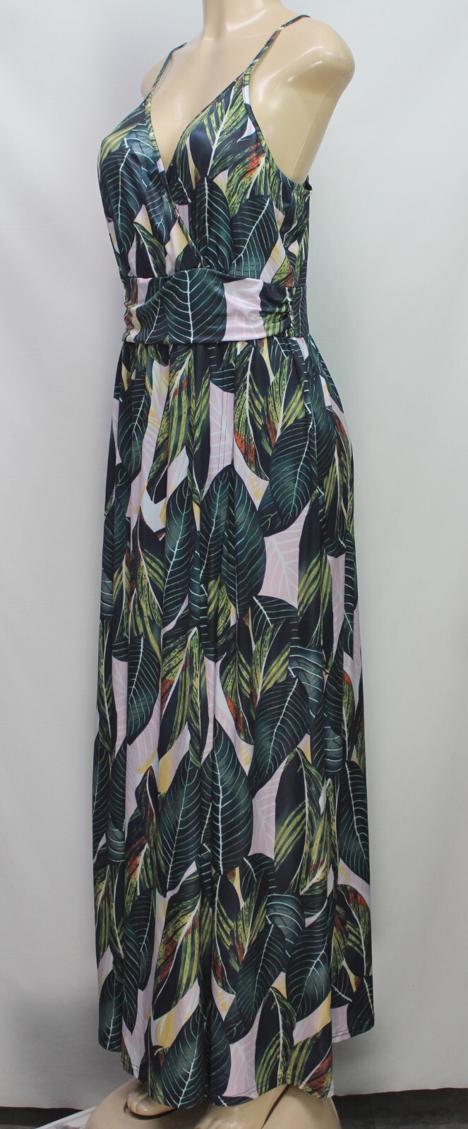 Ouges Women's Summer Maxi Dress Floral Spaghetti … - image 6